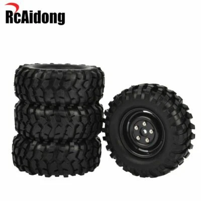 4Pcs 1.9" Crawler 96mm Tires Wheel Rim Hub für 1:10 RC Axial SCX10 CC01 D90 D110 - Bild 1 von 4