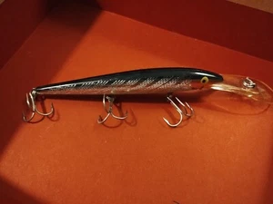 Rebel Löffelbill Minnow 6 Zoll, mit Rassel, silberner Färbung, Angelköder - Bild 1 von 6