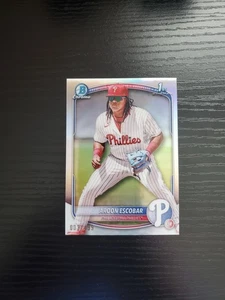 Aroon Escobar - 2025 Bowman Chrome 1st Bowman #BCP-65 - REFRACTOR #003/499 - Picture 1 of 2