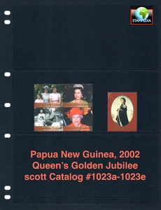 1/2 off $7.50 Scott Value - 2002 PAPUA NEW GUINEA Queen Golden Jub CV MNH NH UMM - Picture 1 of 4