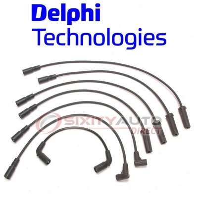 Delphi Spark Plug Wire Set for 2007 GMC Sierra 1500 Classic 4.3L V6 Ignition am Foto 1 de 4