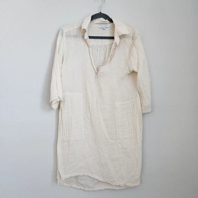 Michael Stars Textured Gauze 100% Cotton Tunic Dress | Size XS - Image 1 of 4