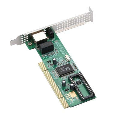 Gigabit Ethernet PCI Network Controller Card Supports 10/100/1000Mbps Rate - Image 1 of 4