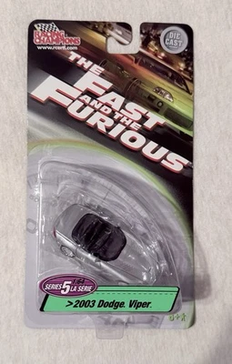 Dodge Viper 1:64 Diecast Car Fast and the Furious Racing Champions Series 5 2003 Foto 1 de 2