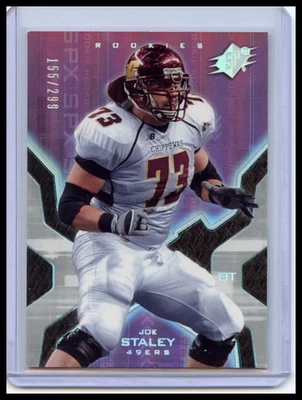 2007 SPx #108 Joe Staley Silver Holofoil Rookies #/299 - Imagem 1 de 2