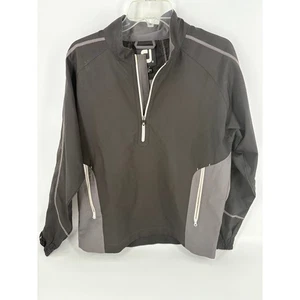 FootJoy Hombres Gris Pullover Rompevientos Chaqueta de Golf Ligera Talla S - Imagen 1 de 7