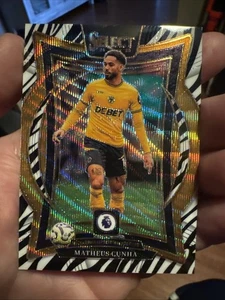 Mathues Cunha 2024-25 Panini Select premier League Soccer **ZEBRA** - Picture 1 of 11