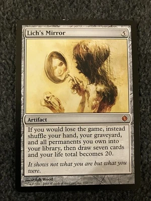 Magic The Gathering MTG - Lich's Mirror - The List Reprints - Image 1 of 2