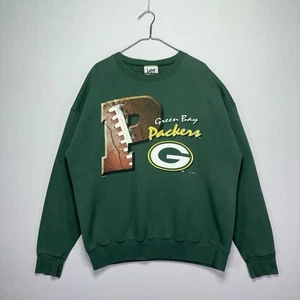 Sudadera De Colección Lee Sport Green Bay Packers - 1996 - ENORME Gráfico - Verde - XL - Imagen 1 de 6