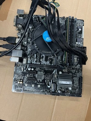 ASUS Prime B250M-A - Micro ATX Motherboard, 16gb-8gb x 2, i5 7400 7th gen. - Image 1 of 4