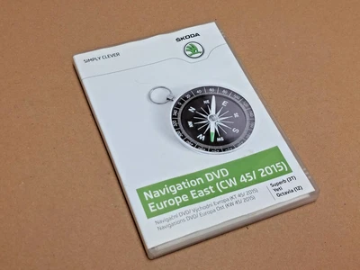 Skoda Superb Navigation Map DVD 2008-2024 3T0051859AM Yeti Octavia Genuine New - Image 1 of 4