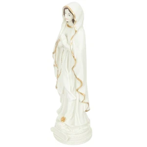 Bagliore nel buio resina artigianale Maria scultura Maria statua decorazione scrivania - Foto 1 di 12