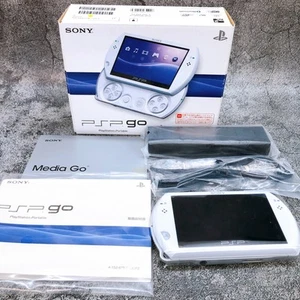 Sony PSP GO PlayStation Console Portatile Bianco Perla PSP-N1000 Boxata in Magazzino - Foto 1 di 12