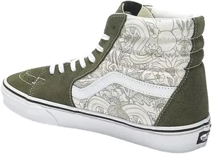 Nuevo Para hombres 11 VANS Desierto Calaveras Hoja de Uva Verde Oliva SK8 HI Prendas para el torso Zapatos Patín - Imagen 1 de 7