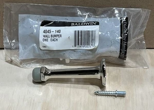 Baldwin 4045-140 massives Messing 3" Türstopper poliertes Nickel-Finish NOS - Bild 1 von 2