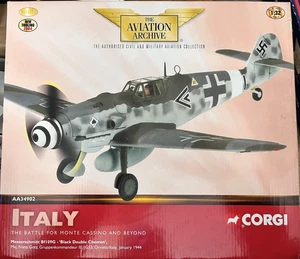Corgi Aviation Archive 1:32 pressofuso Messerschmitt Bf 109G Montecassino AA34902 - Foto 1 di 7