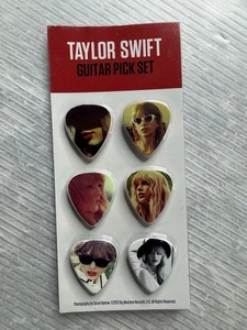 Taylor Swift rot Gitarren-Plektren-Pack Set/6 Plektren 2012 Big Machine - Bild 1 von 7
