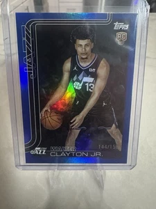 Baloncesto Walter Clayton Jr RC 2025-26 Topps - Azul/150 SP - Jazz Rookie  - Imagen 1 de 2