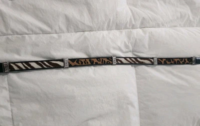 Cinturón pelo becerro estampado animal Brighton talla M/L Foto 1 de 4