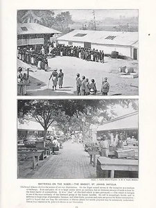1897 Viktorianisch Aufdruck ~ Barternig auf Den Niger Markt ~ St.JOHN'S Antigua - Bild 1 von 1