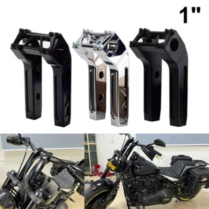 Club Style 1" Bar Pullback Handlebar Riser For Harley Dyna Softail Sportster XL - Picture 1 of 20