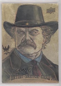 2022 Goudey Wild West Weekly Sketch Cards Achievements Angelo de Capua Auto 03nc