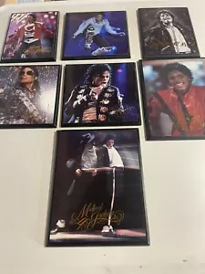 Set/7 Michael Jackson Wandbild Popkultur hängende Plaketten Dekor Sammlerstück - Bild 1 von 5
