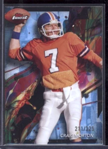 2024 Finest Sky Blue Refractors #21 Craig Morton #/325 - Picture 1 of 2
