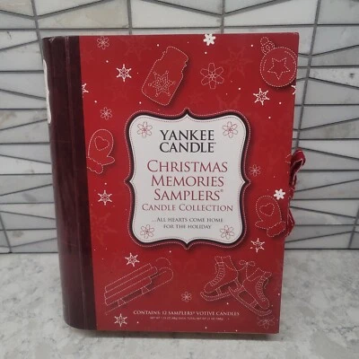 NUEVO 2010 Yankee Candle Christmas Memories Samplers Colección Set de Regalo 12 Votivos Foto 1 de 4