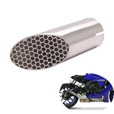 Silenciador deslizable 55 mm tubo de escape reserva gato para Yamaha YZF R1 R1M 2015-2025 Foto 1 de 4