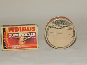 Pillendose JERUSALEM 's Apotheke in OBERLAHNSTEIN um 1900 Lahnstein - Bild 1 von 6