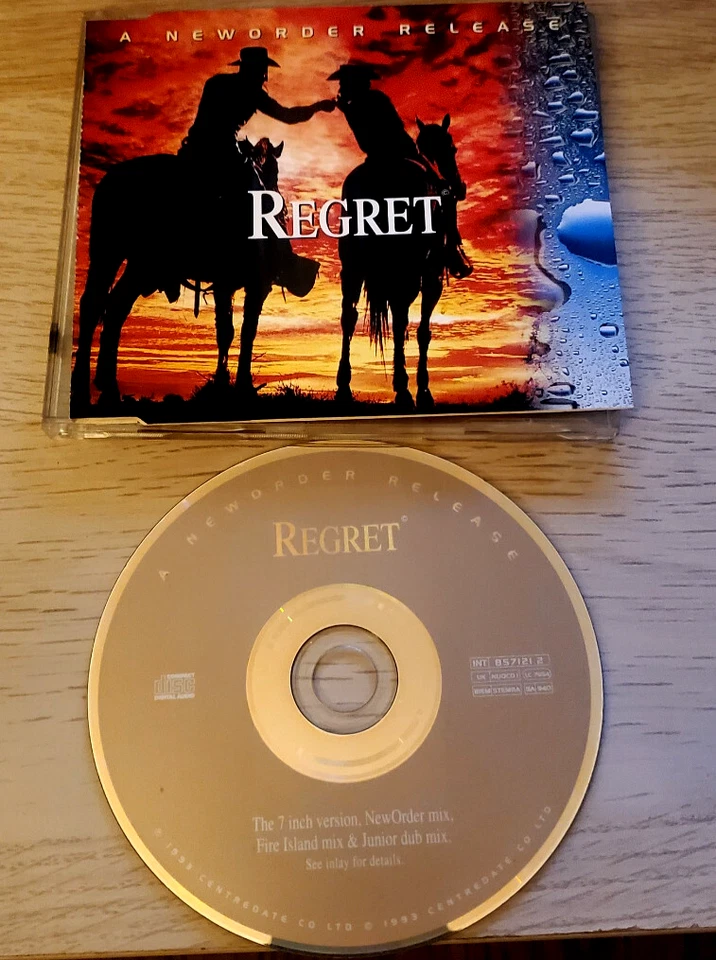 New Order Regret CD Single + Remixes EP U.K Pressing OOP Foto 1 de 1