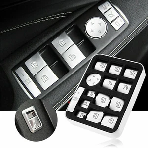 For Mercedes Benz W212 W204 W176 W246 W166 C117 C218 Window Switch Buttons Cover - Picture 1 of 8