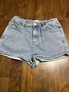 Pantalones Cortos Vaqueros Princess Polly Talla 6 EE. UU. Lavado Ligero Cintura Alta - Imagen 1 de 5