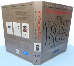 The New York Times ~ THE COMPLETE FRONT PAGES 1851 - 2009 w/ 3 dvd-rom + magnifi - Picture 1 of 21