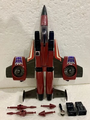 G1 Planes: vintage Thrust complete seeker jet lot Starscream - Image 1 of 2