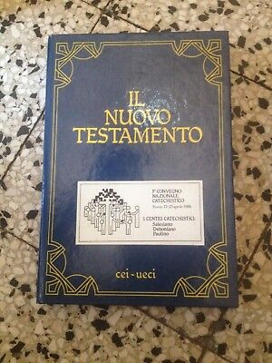 Il Nuovo Testamento Edizione Ufficiale Cei Giugno 1977 Ottimo!!copertina Rigida • 4.82€