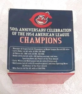 Cleveland Indians 1954 American League Champions 50th Anniversary Baseball - Bild 1 von 6