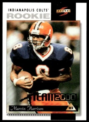 2000 Score Team 2000 Green Marvin Harrison 179/200 Indianapolis Colts #TM10 - Image 1 of 2