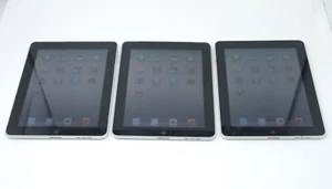 Lot of 3 Working Apple iPad 1st Gen A1219 9.7" 16GB-32GB WiFi Tablets - Picture 1 of 11