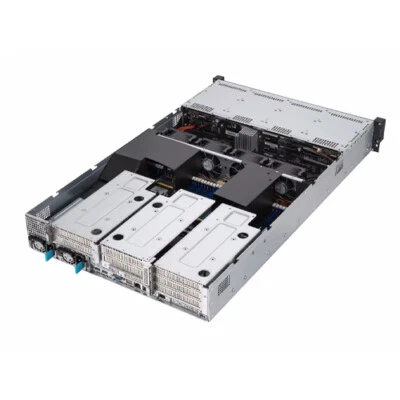 ASUS RS720A-E9-RS12V2 12X3.5" Server/2xEPYC 7282 CPU 16core/2X16G 3200MHz/1T M.2 - Image 1 of 4