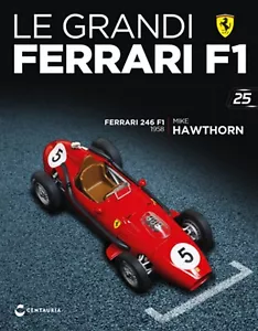 NEW 1:24 FERRARI 246 F1 - Mike Hawthorn 1958 IXO +BOX +Magazine - Foto 1 di 2