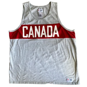 Canada Olympics Hudsons Bay Tank XLarge Gray 100% Cotton Top 2020 Official - Picture 1 of 9