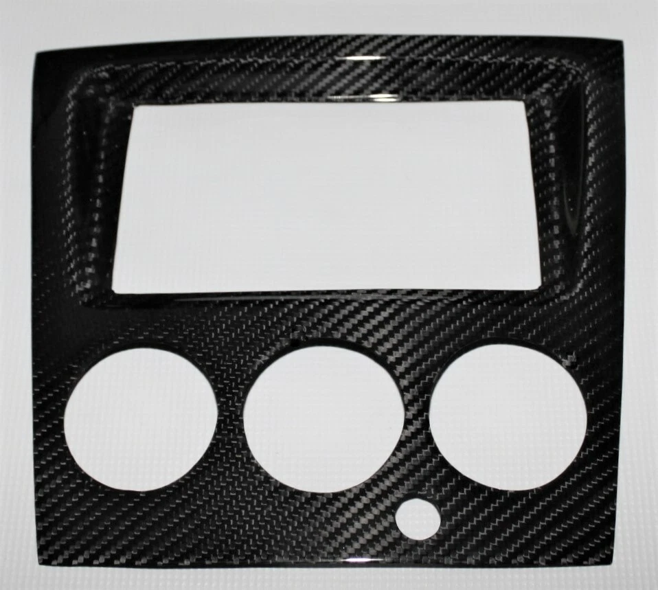 Cubierta de bisel de radio Subaru Impreza STI 2003-2007 - 100 % fibra de carbono Foto 1 de 4