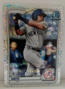 Canaan Smith 2020 BOWMAN BCP-69 CHROME PROSPECT SPECKLE REFRACTOR /299 YANKEES  - Picture 1 of 3