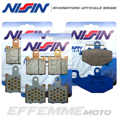 Pastiglie KAWASAKI ZX-6R 600 Ninja 2007-2016 (Kit Anteriori + Posteriori NISSIN) - Immagine 1 di 3