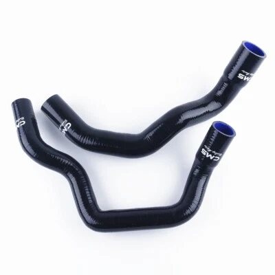 Silicone Radiator Hose Set for 1984-1990 Jeep Wagoneer SJ 4Cyl 2.5 Black - Изображение 1 из 4