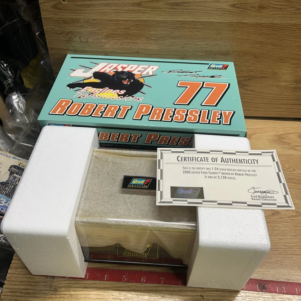 Revell NASCAR Diecast 1:24 ROBERT PRESSLEY #77 Jasper 2000 1 of 3,120 New In Box - Image 1 of 4