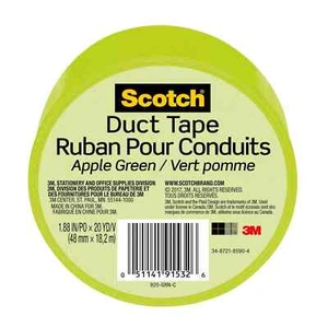 Scotch Duct Tape 1.88inx 20-yd. Apple Green Brand New - Picture 1 of 1