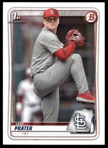 2020 1st Bowman Draft BD-125 Levi Prater   St. Louis Cardinals